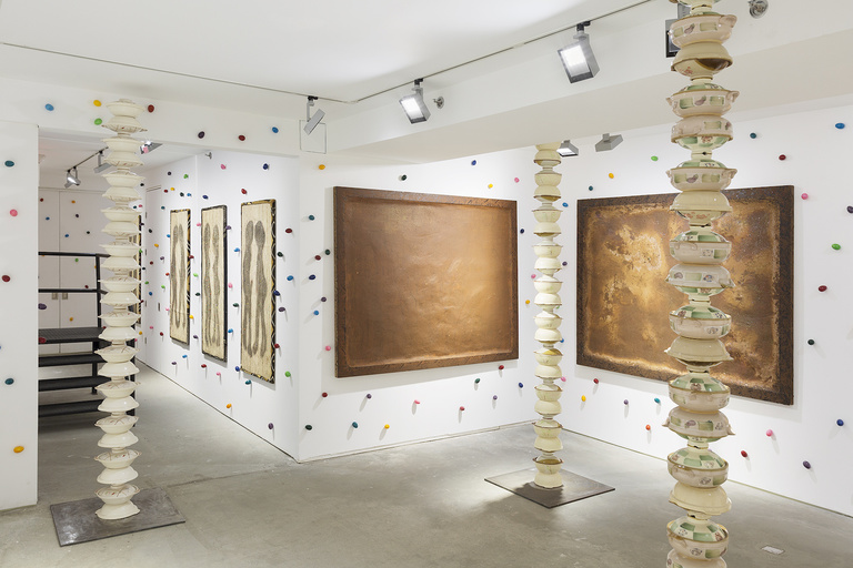 Jérôme Sans - Pascale Marthine Tayou, Colorful line, 2018, Richard Taittinger Gallery