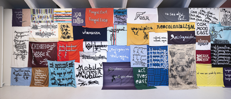 Jérôme Sans - Babi Badalov, The Word Game, The World Game, Eldorama Tripostal, lille3000, 2019 © photo Florian Kleinefenn