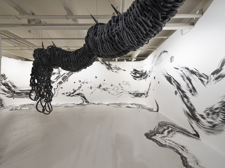 Jérôme Sans - Chen Zhen, Abdelkader Benchamma, Eldorama Tripostal, lille3000, 2019 © photo Florian Kleinefenn