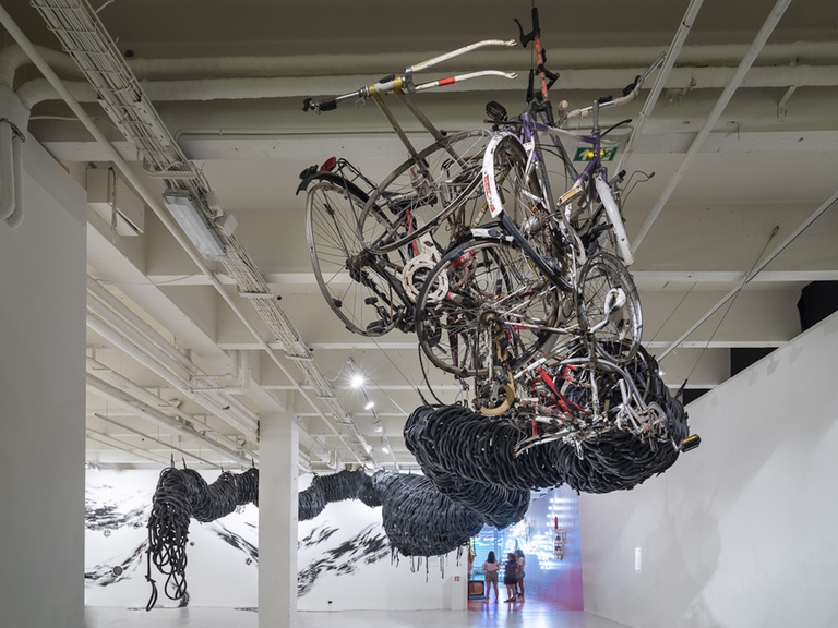 Jérôme Sans - Chen Zhen, Precipitous Parturition, Eldorama Tripostal, lille3000, 2019 © photo Florian Kleinefenn