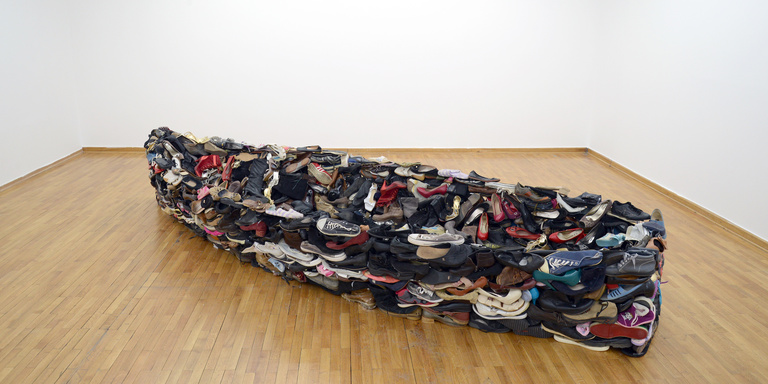 Jérôme Sans - Sislej Xhafa, Barka_Love you without knowing_National Gallery of Kosovo_2018