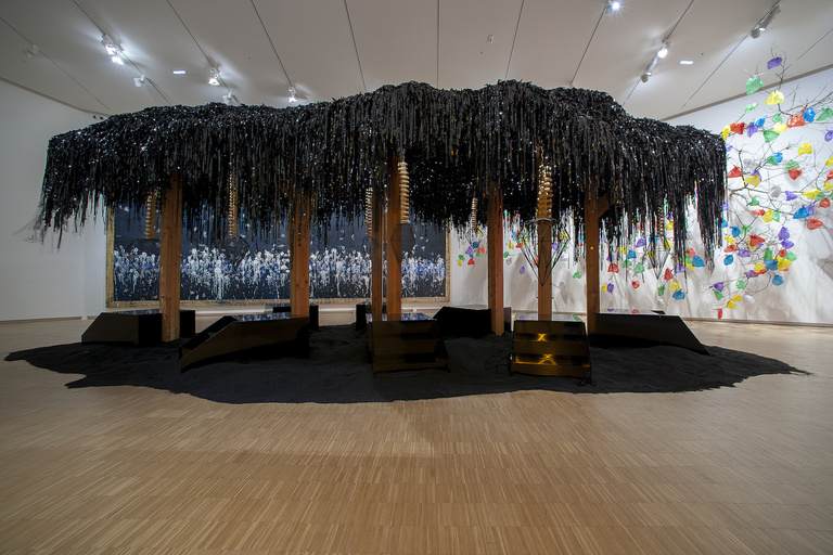 Jérôme Sans - 7. Pascale Marthine Tayou_Black Forest_Fondation Clément_2019