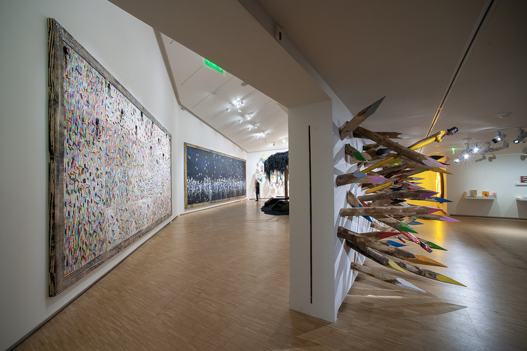 Jérôme Sans - 8. Pascale Marthine Tayou_Black Forest_Fondation Clément_2019