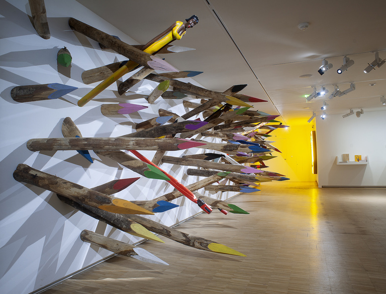 Jérôme Sans - 10. Pascale Marthine Tayou_Black Forest_Fondation Clément_2019