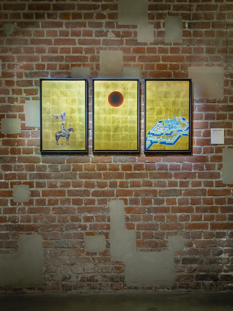Jérôme Sans - Laurent Grasso, Studies into the Past, Golden Room, 2019, Eldorado © photo Florian Kleinefenn
