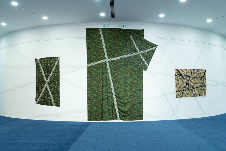 Jérôme Sans - Mircea Cantor_ Hidden Meridians over a Disrupt Landscape 2019 © Janarbek Amankulov:Saparlas_Racing the Galaxy, Kazakhstan