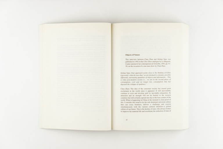 Jérôme Sans - Chen Zhen_Les Entretiens_Presses du Réel_Jérôme Sans_03
