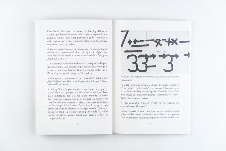 Jérôme Sans - 2. Jannis Kounellis_livre Naviguer entre les écueils_Jérôme Sans