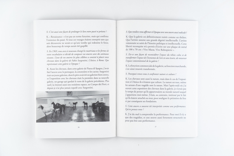 Jérôme Sans - 3. Jannis Kounellis_livre Naviguer entre les écueils_Jérôme Sans