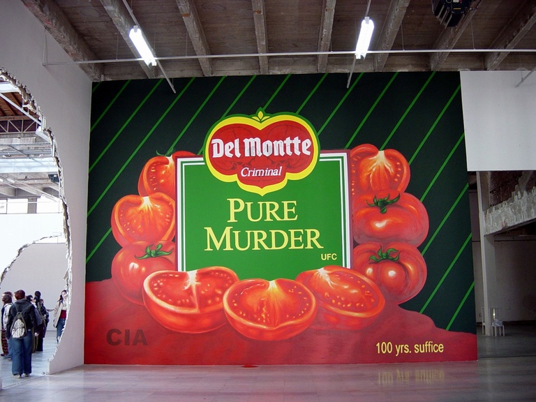 Jérôme Sans - Minerva Cuevas, Exposition Hardcore, Palais de Tokyo, 2003