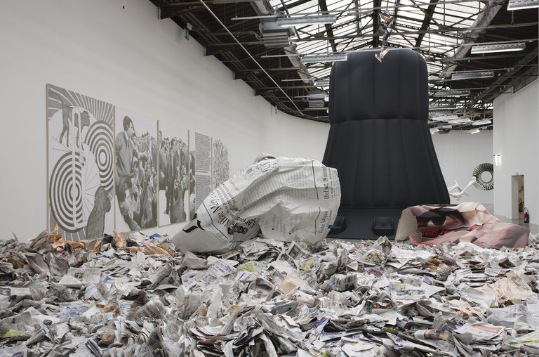 Jérôme Sans - Wang Du, Babin, Mrejen, Exposition Notre Histoire, Palais de Tokyo, Paris, 2006 © Palais de Tokyo : Kleinefenn