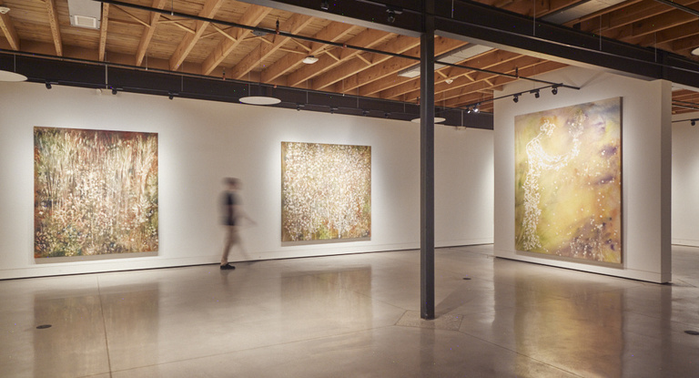 Jérôme Sans - Installation view 3_Sam Falls_Nothing Without Nature, Cookie Factory Denver, 2025. Photo Third Dune Productions. Courtesy of the artist and 303 Gallery, New York.jpg
