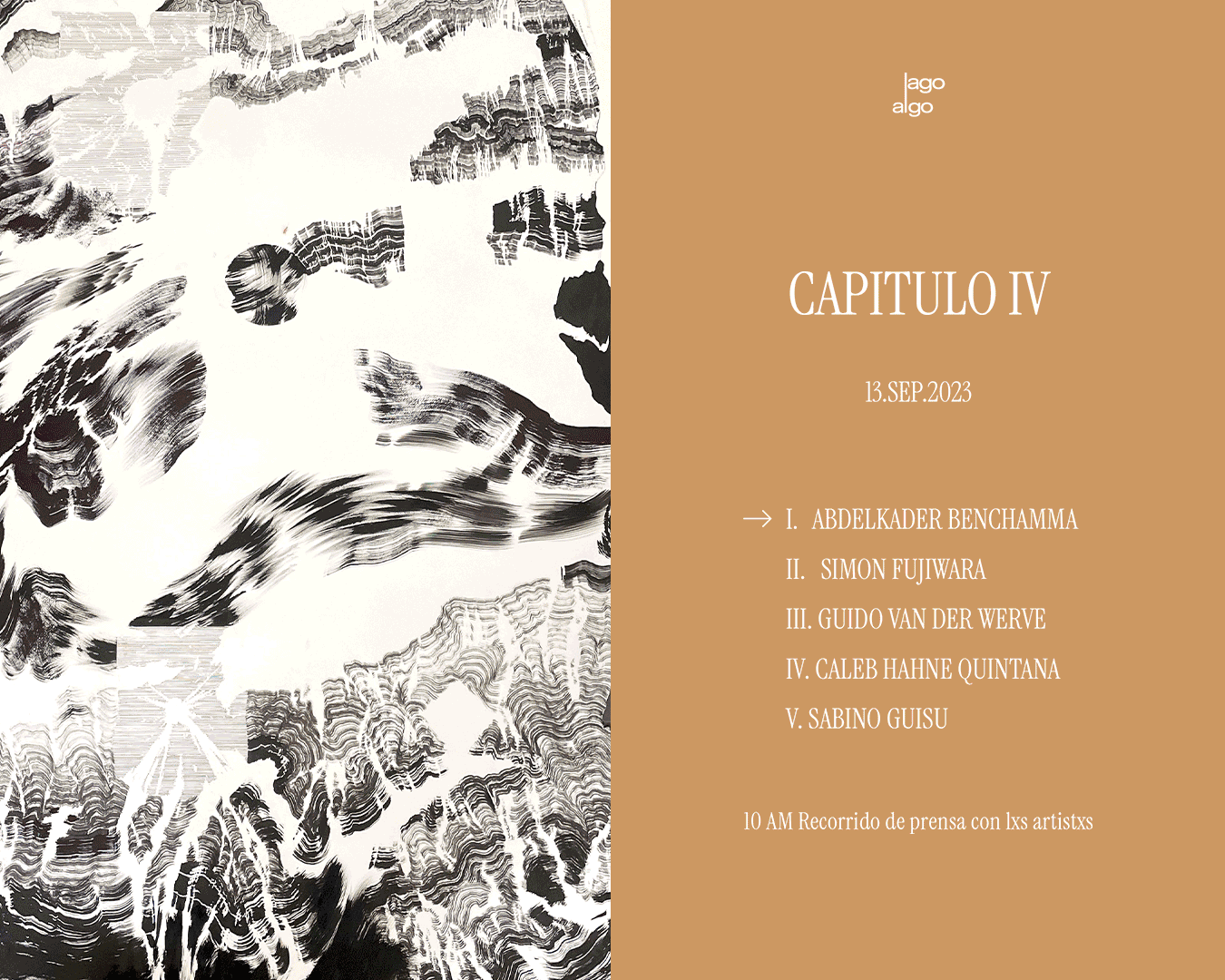 Jérôme Sans - Exhibition HISTORIA _ LagoAlgo 