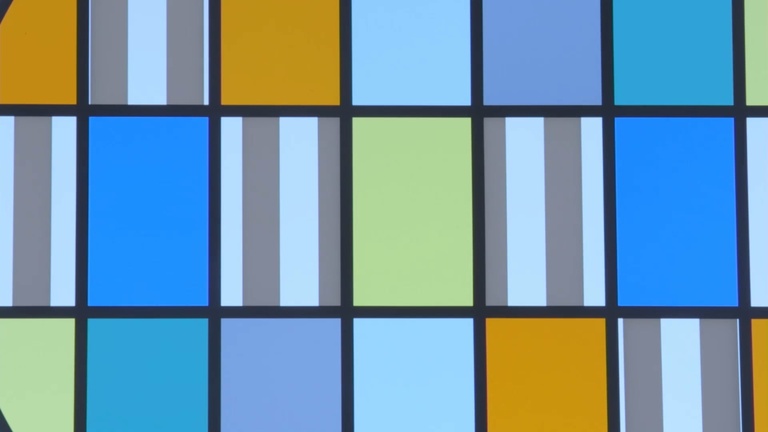 Jérôme Sans - Daniel Buren : Inexorablement, les couleurs glissent